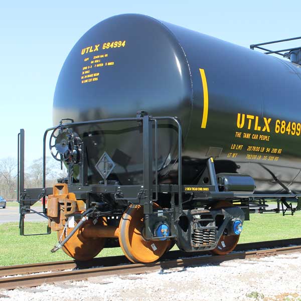 UTLX Tank Car on track