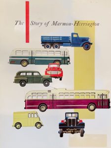 Marmon Herrington Original Paperwork with vintage cars, trucks and buses