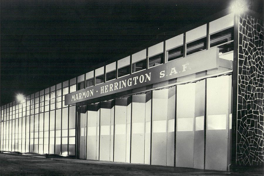 Historical image of Marmon Herrington facility.