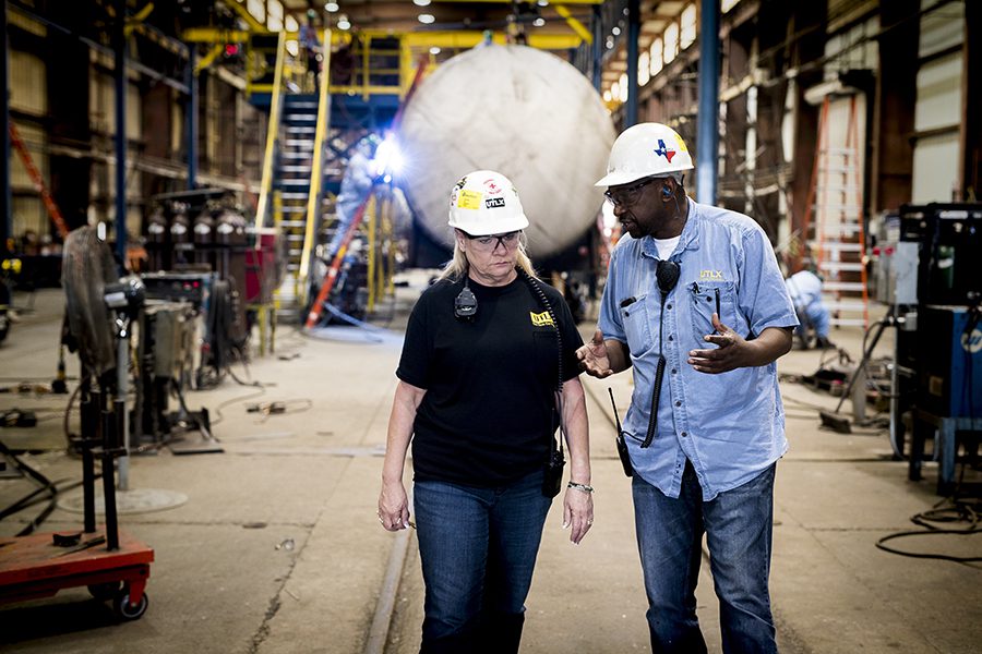 Union Tank Car employees at work.