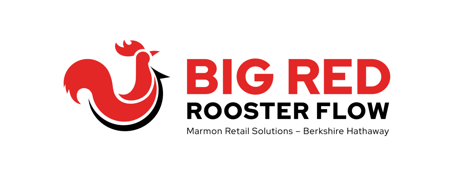 Big Red Rooster Flow Logo