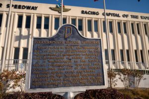 The Indianapolis Motor Speedway, home of the world-famous Indy 500 race.